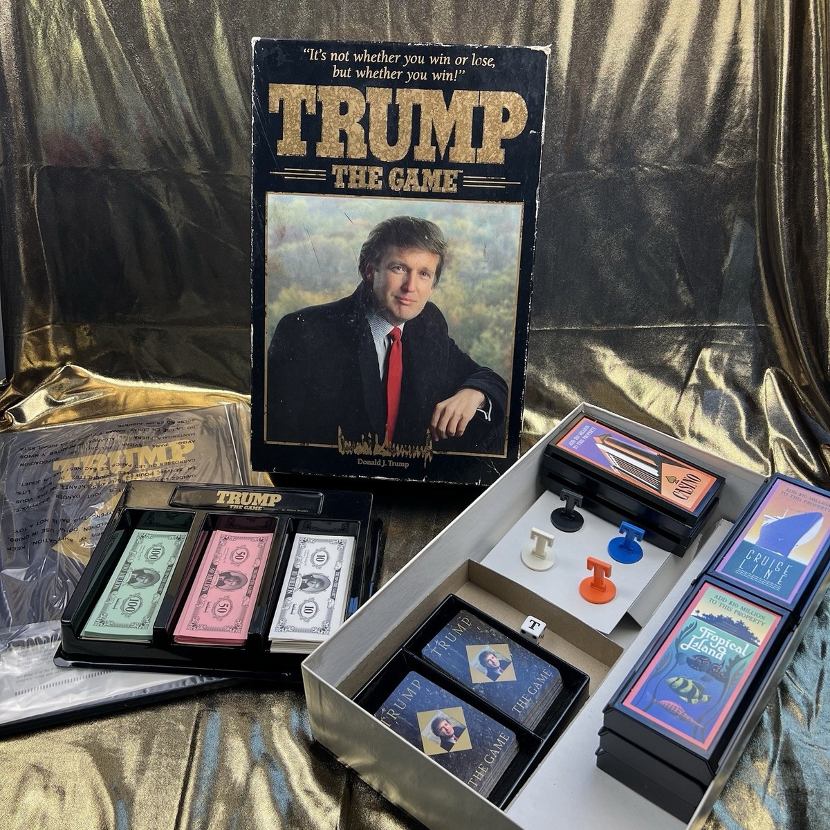 Donald Trump: The Game (1989) Milton Bradley Board Game, President