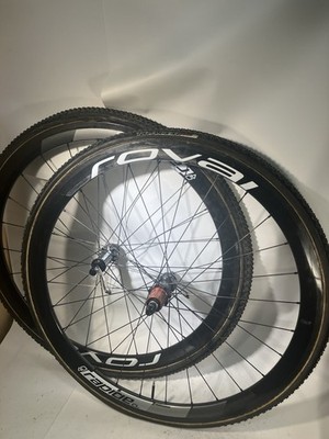 700c Carbon Roval Rapide CL 40 Disc Tubular Wheelset QR 11 Speed