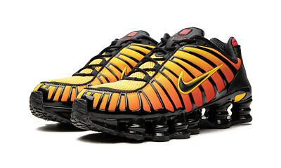 NEW Nike Shox TL Sunrise Gradient Yellow Orange Black AV3595-004