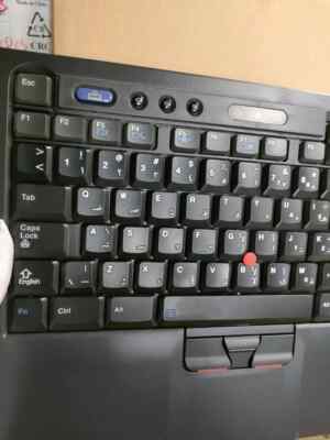 Arabic English Lenovo Thinkpad SK-8845cr Keyboard USB External Red