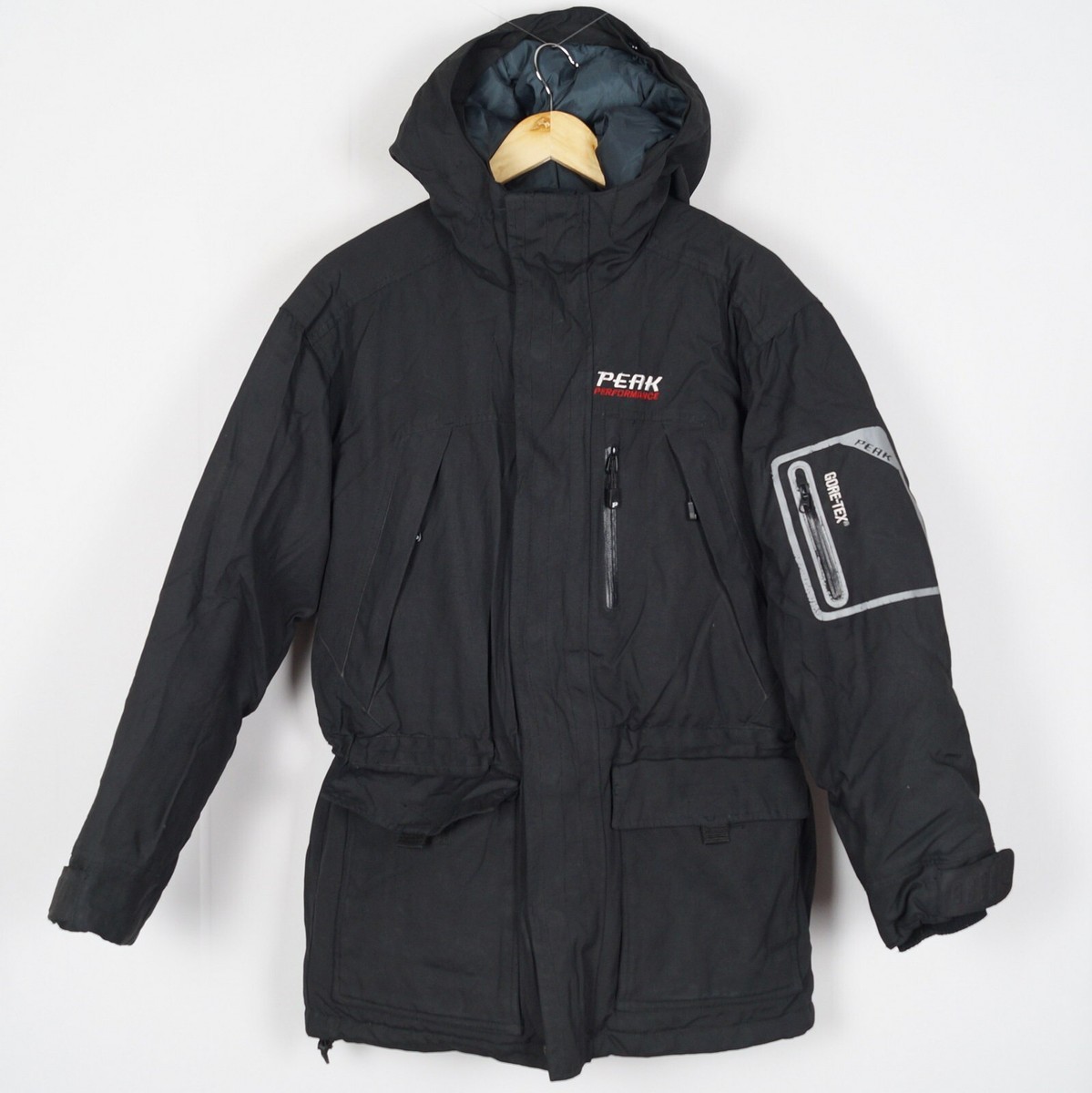 PEAK PERFORMANCE EXP P FAKE Men's Gore-Tex Down Fill Jacket Size