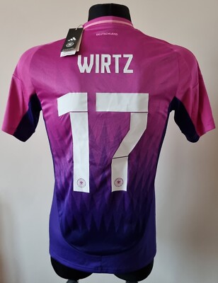 Germany 2024 - 2025 Away football Adidas shirt #17 Wirtz size