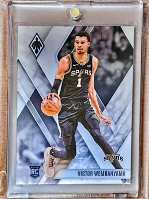 2023-24 PANINI PHOENIX VICTOR WEMBANYAMA #256 RC SILVER SPURS | eBay