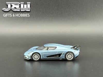 Tarmac Works Koenigsegg Regera Light Blue Metallic 1/64 | eBay