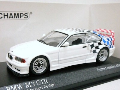 Minichamps 1/43 BMW E36 M3 GTR 1993 White Motorsport Design (EU