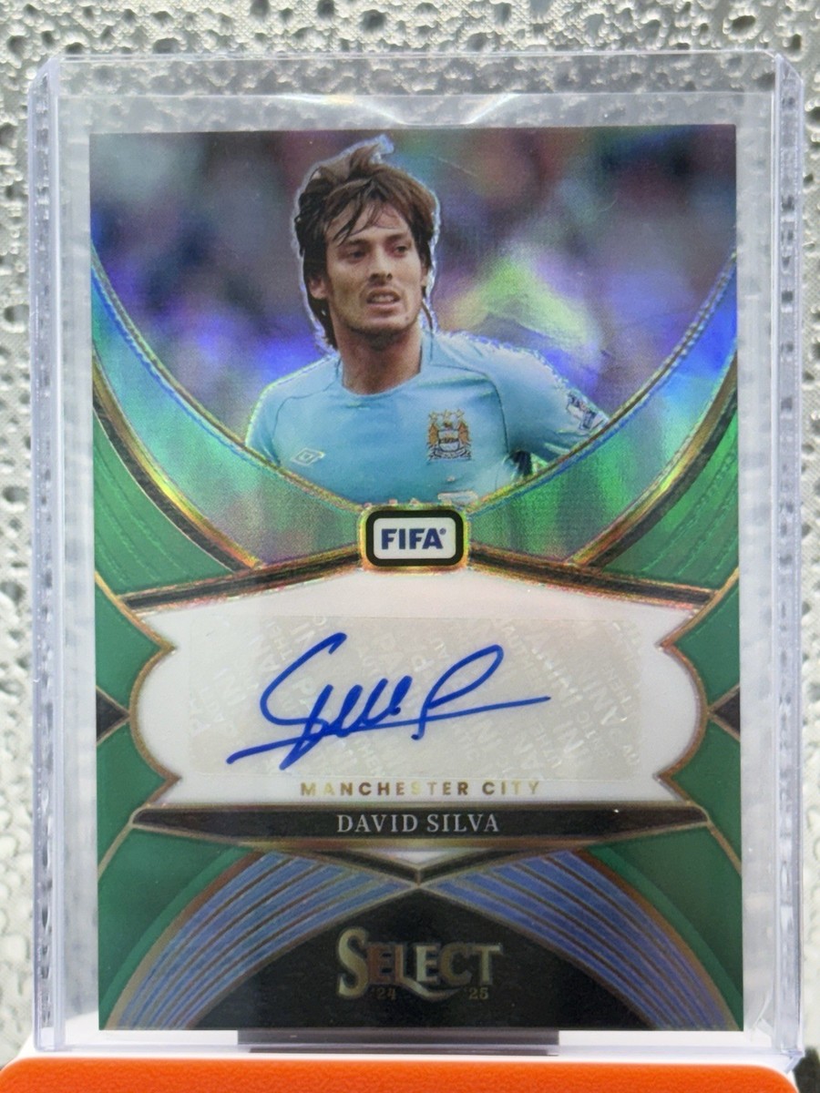 2024-25 Select FIFA DAVID SILVA SILVER AUTO #SS-DS MANCHESTER CITY