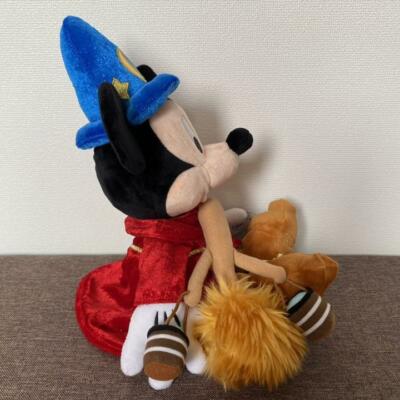 Disney Fantasia Sorcerer Mickey Mouse Plush Doll 35cm D23 Expo