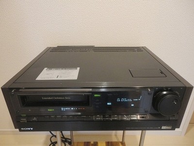 SONY EDV-9000 ED Beta Max Deck Video Cassette Recorder Operation