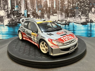 Auto Art 1/18 Peugeot 206 #1 WRC Monte-Carlo Gronholm Rautiainen