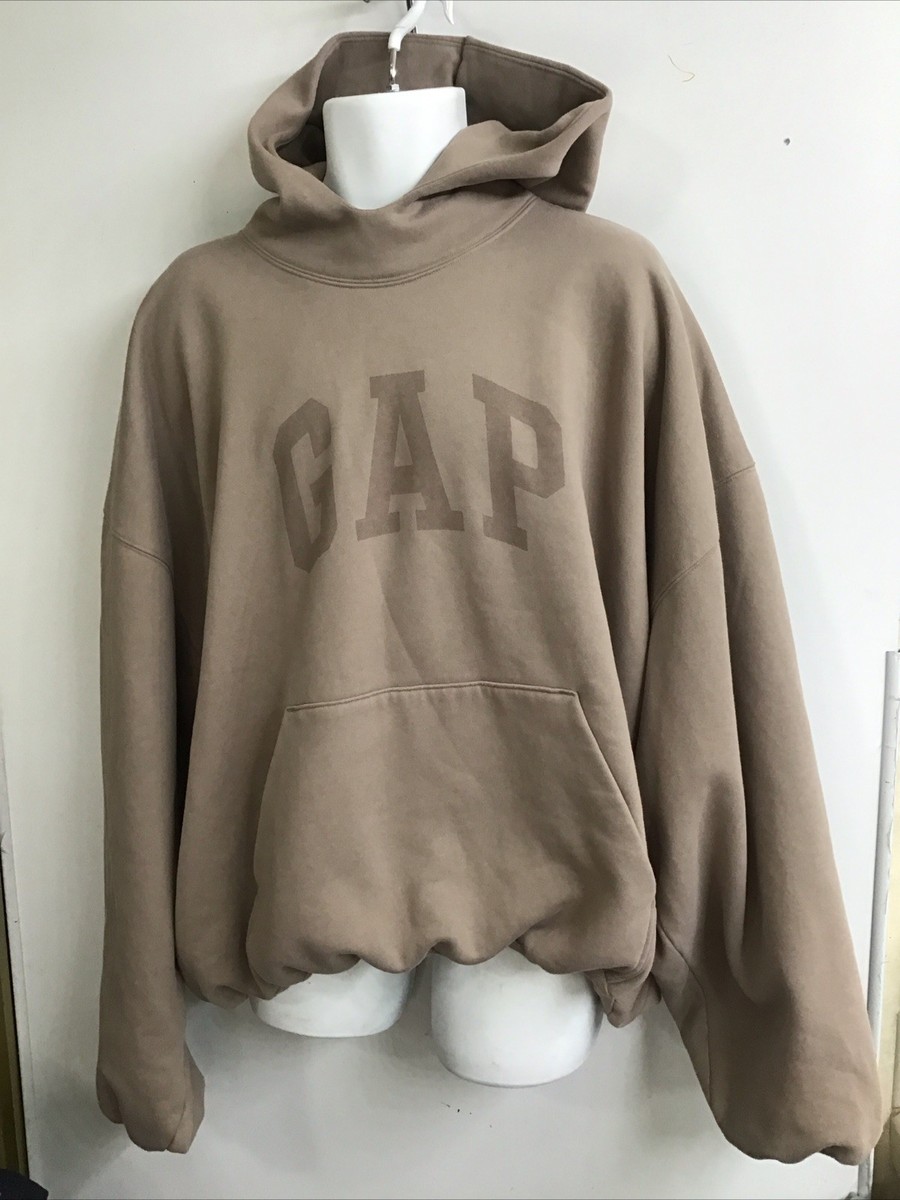 yeezy gap x balenciaga dove hoodie Taupe Oversized Size L | eBay