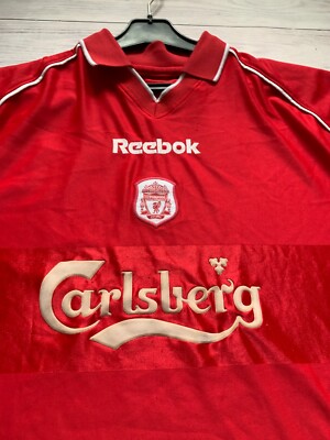 Liverpool 2000 - 2002 Home football shirt jersey Reebok size S | eBay