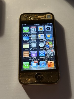 Apple iPhone 4 16GB Black Transparent Mod (Unlocked) - iOS 5.1.1