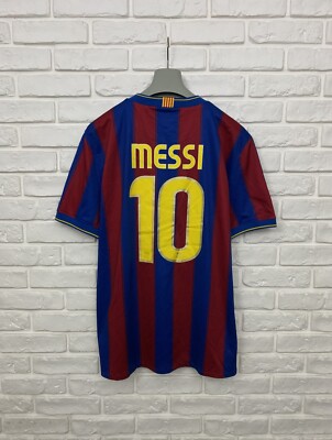 FC Barcelona 2009 2010 Nike Home #10 Messi Soccer Jersey Football