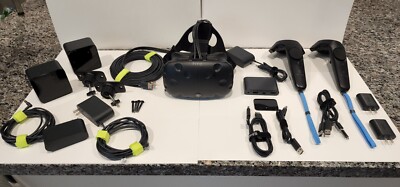 HTC Vive VR Headset Complete Set Full Kit System Virtual Reality