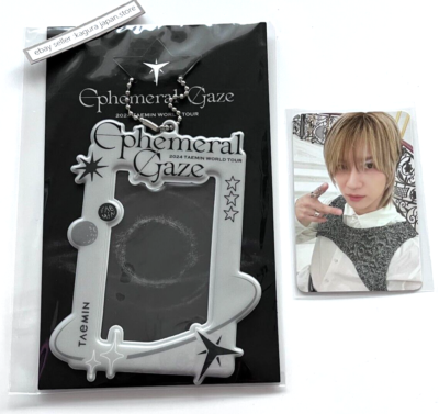 SHINee TAEMIN WORLD TOUR Ephemeral Gaze Photo Card Holder Key Ring