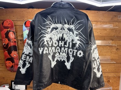 Supreme x Y's Leather Jacket Black Yohji Yamamoto FW25 Large IN