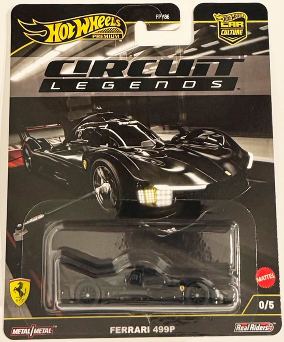 Black Ferrari 499P Hot Wheels 2025 Premium Car Culture Circuit