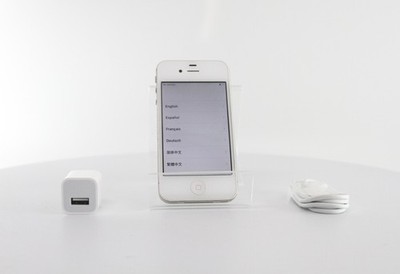 Apple iPhone 4S A1387 16 GB - Unlocked - White (MC924LL/A) | eBay