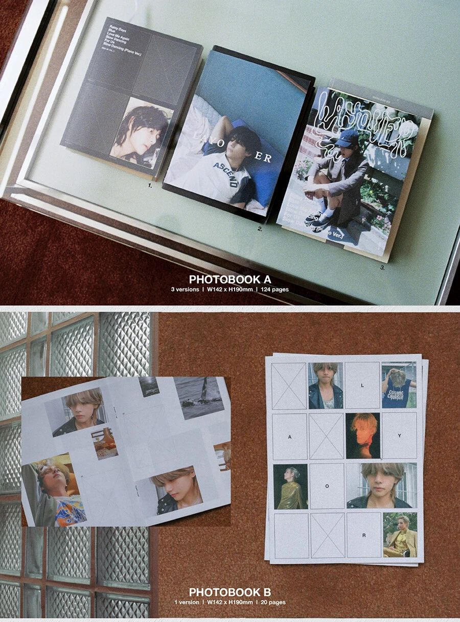 BTS V [LAYOVER] Album 3 Ver SET+WEVERSE Ver SET/3CD+QR Card+11Book
