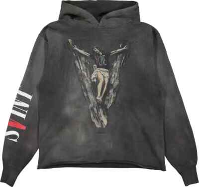 VLONE X SAINT MICHAEL Black Pullover Hoodie Size Medium | eBay