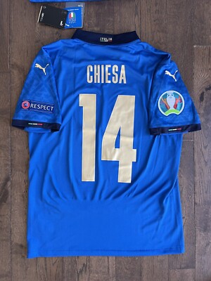 ITALY PUMA AUTHENTIC HOME JERSEY EURO 2020 BOXSET Size M In stock