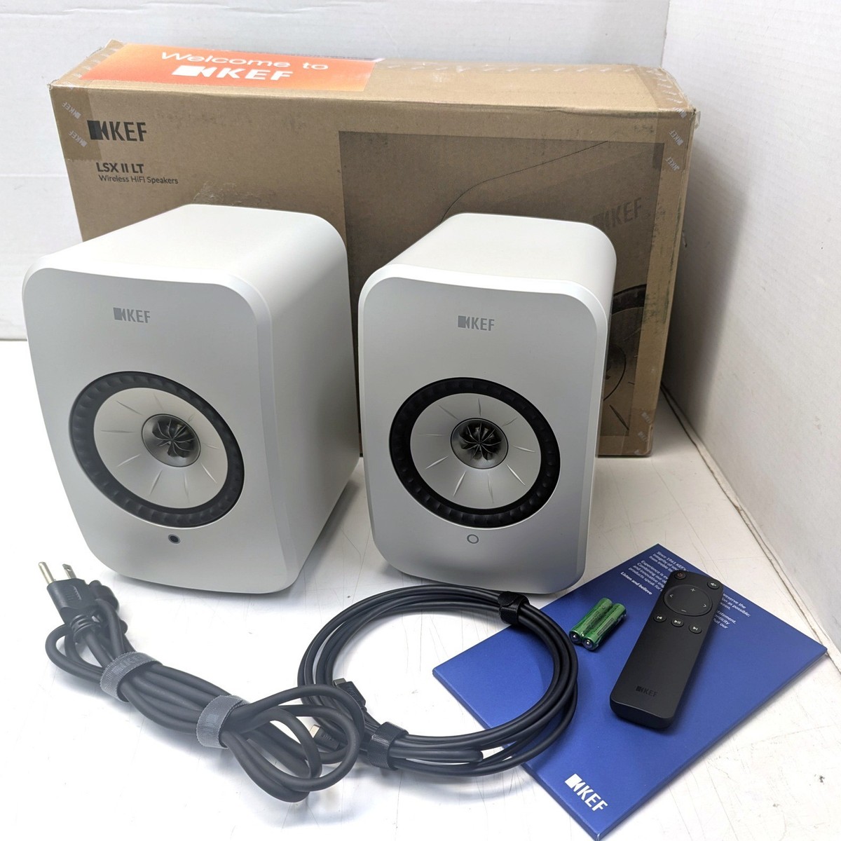 KEF LSX II LT Wireless HiFi Speakers Airplay, Bluetooth - Pair