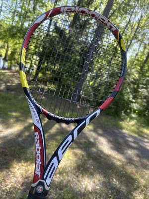 Babolat Aeropro Drive Jr 26 2014 French Open Racquet 1: 4 1/8 | eBay