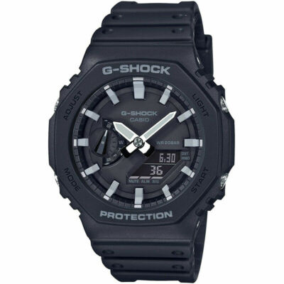 Casio G-Shock GA-2100-1AJF BLACK Carbon Core Analog Digital Chrono