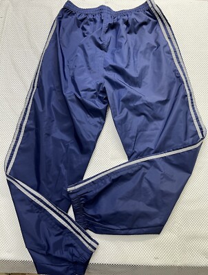 Vintage 90s Adidas Nylon Blue Activewear Running Windbreaker Track
