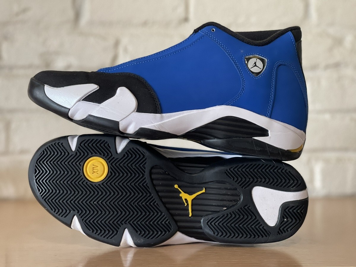 Nike Air Jordan 14 XIV Retro Laney Varsity Royal Black Maize