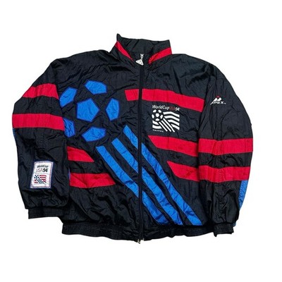Vintage Apex 1994 World Cup Soccer USA United States Windbreaker