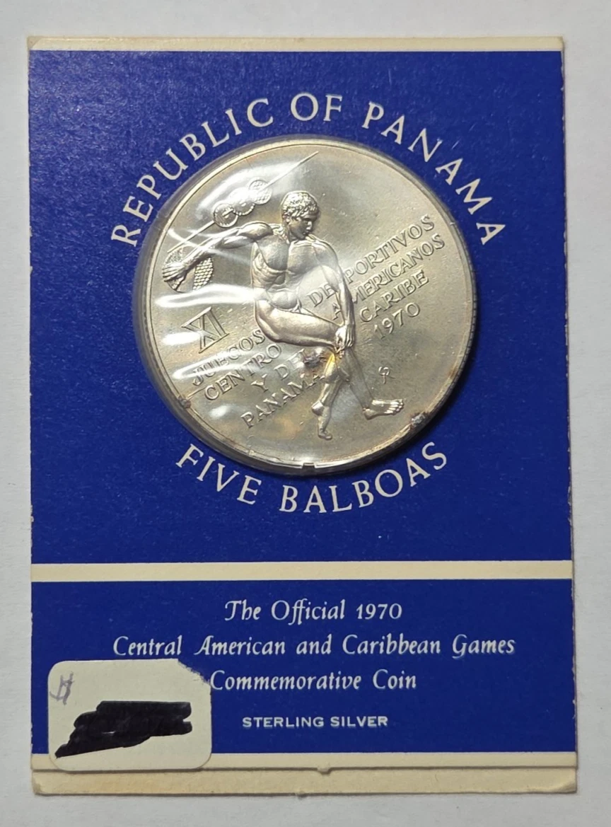 未经认证银1970 巴拿马硬币| eBay