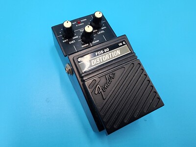 Vintage 80s Fender FDS-90 Guitar Effect Distortion Pedal J4558D