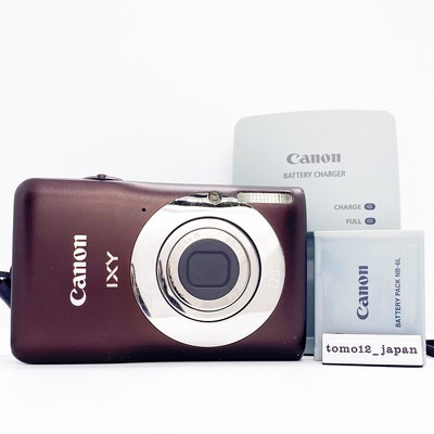 CANON IXY 200F Comapct Digital Camera 12.1MP Silver w/ Charger for