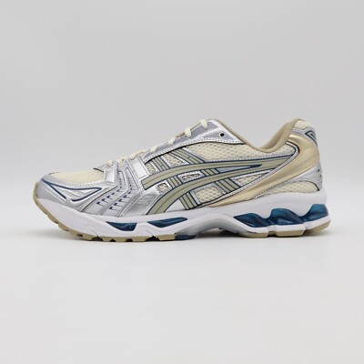 1201A019-105 Asics Gel-Kayano 14 Cream Pure Silver Champagne Blue
