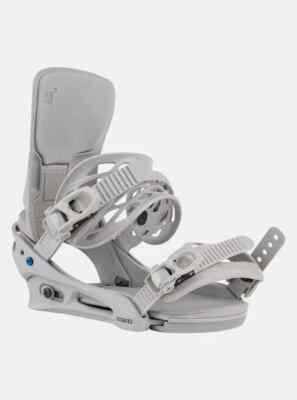 Men's Burton Cartel X Re:Flex Snowboard Bindings Gray Logo Size