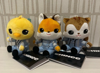 SHINee MINHO KEY TAEMIN ANIMAL COORDY Mini Plush Doll 13cm Set of
