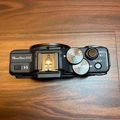 Canon PowerShot G15 12.1MP Digital Camera - Black for sale online