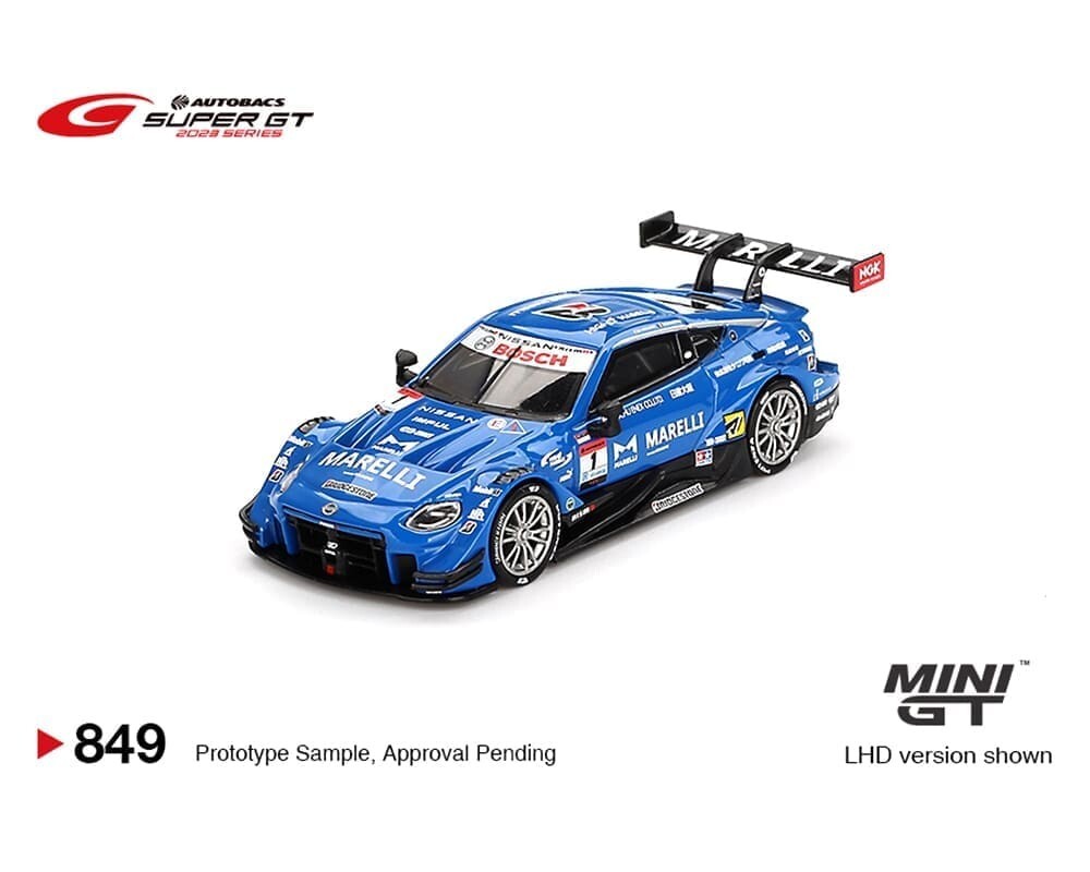 Mini GT Nissan Z GT500 #1 “MARELLI IMPUL Z” TEAM IMPUL 2023 #849 1