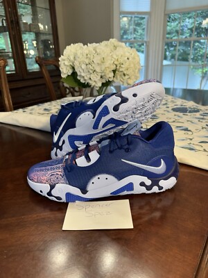 NIKE PG 6 BLUE PAISLEY HYPER ROYAL MENS BASKETBALL SHOES DC1974