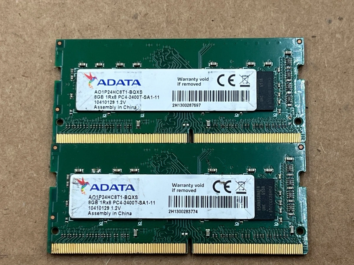 ADATA PC4-19200 (DDR4-2400) Bus Speed Computer RAM 8 GB Total