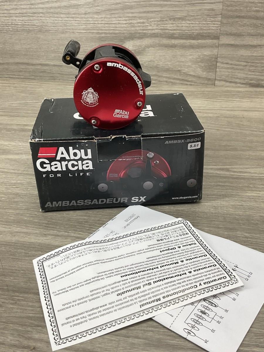 ABU-GARCIA AMBASSADEUR SX 5600, Baitcasting Reel, RH, Ratio 5.3:1