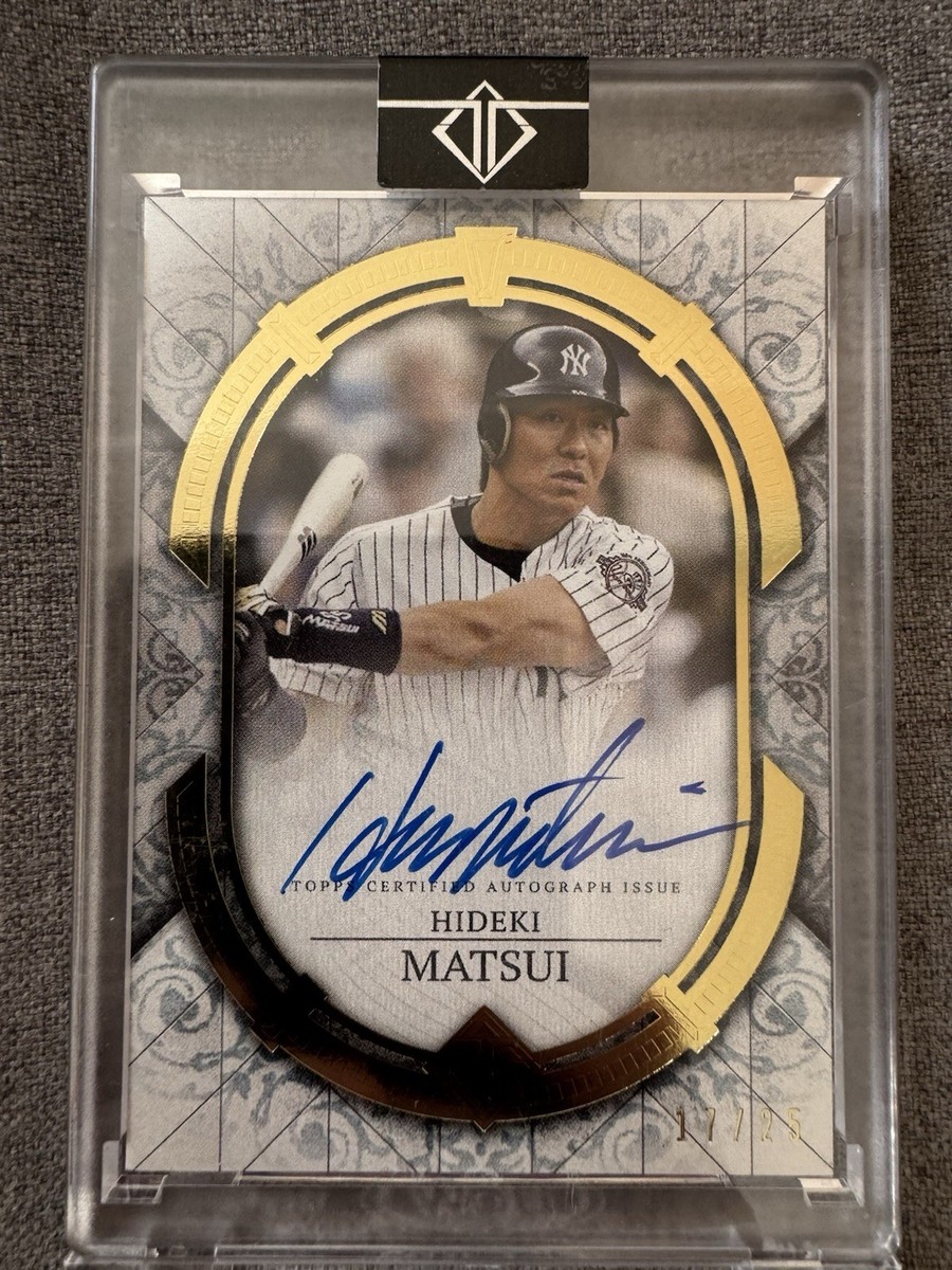 松井秀喜 1of1 matsui hideki topps 1/1 Auto 松井秀喜 1of1 matsui