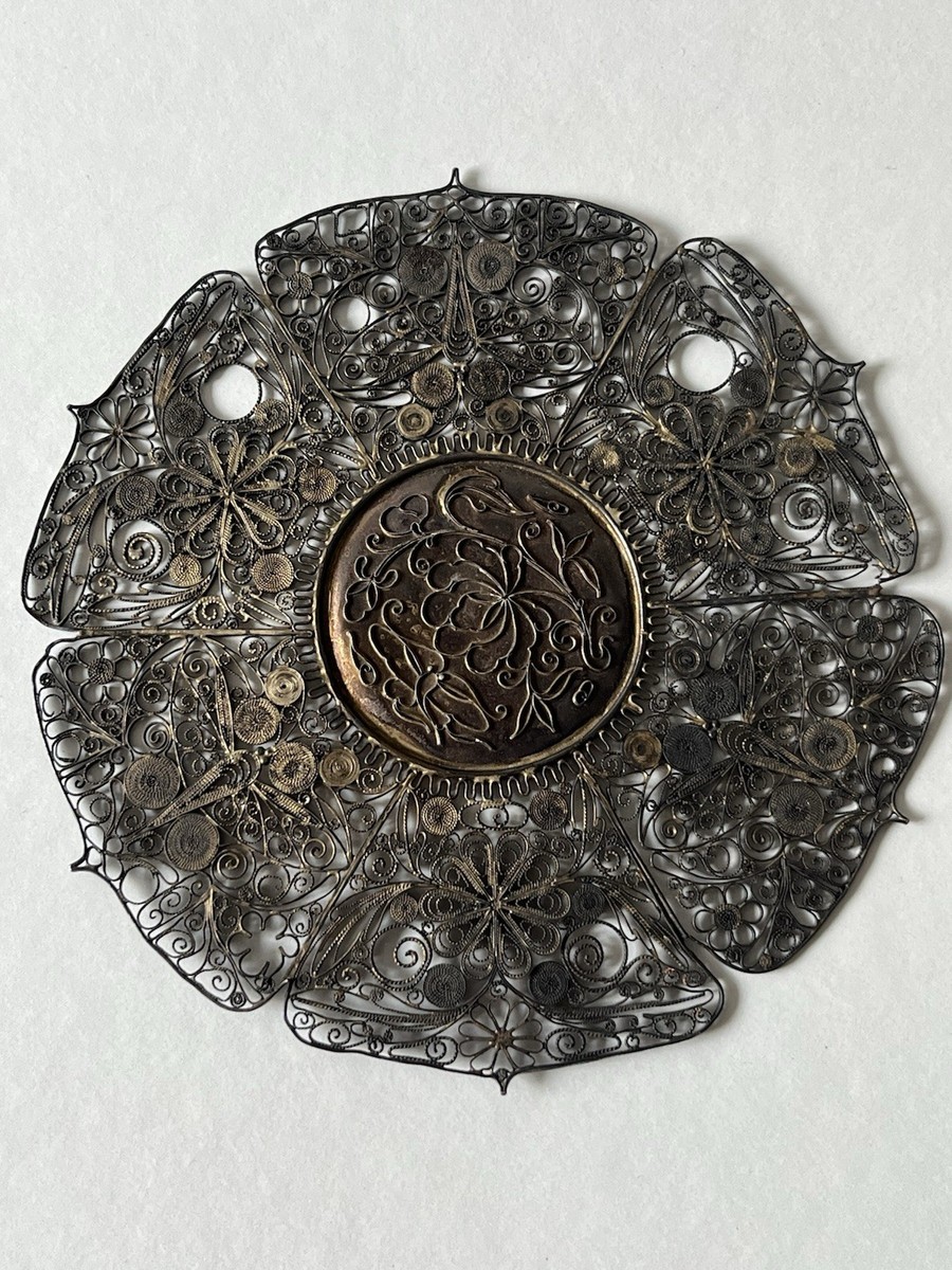 明~清代 银锁算盘】 銀錠そろばん 中華古玩 M0425B