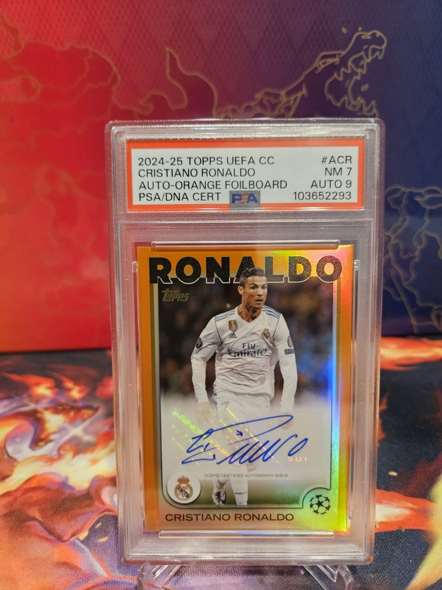 サッカー☆クリスティアーノ・ロナウド 22 Leaf 9枚限定直筆サイン