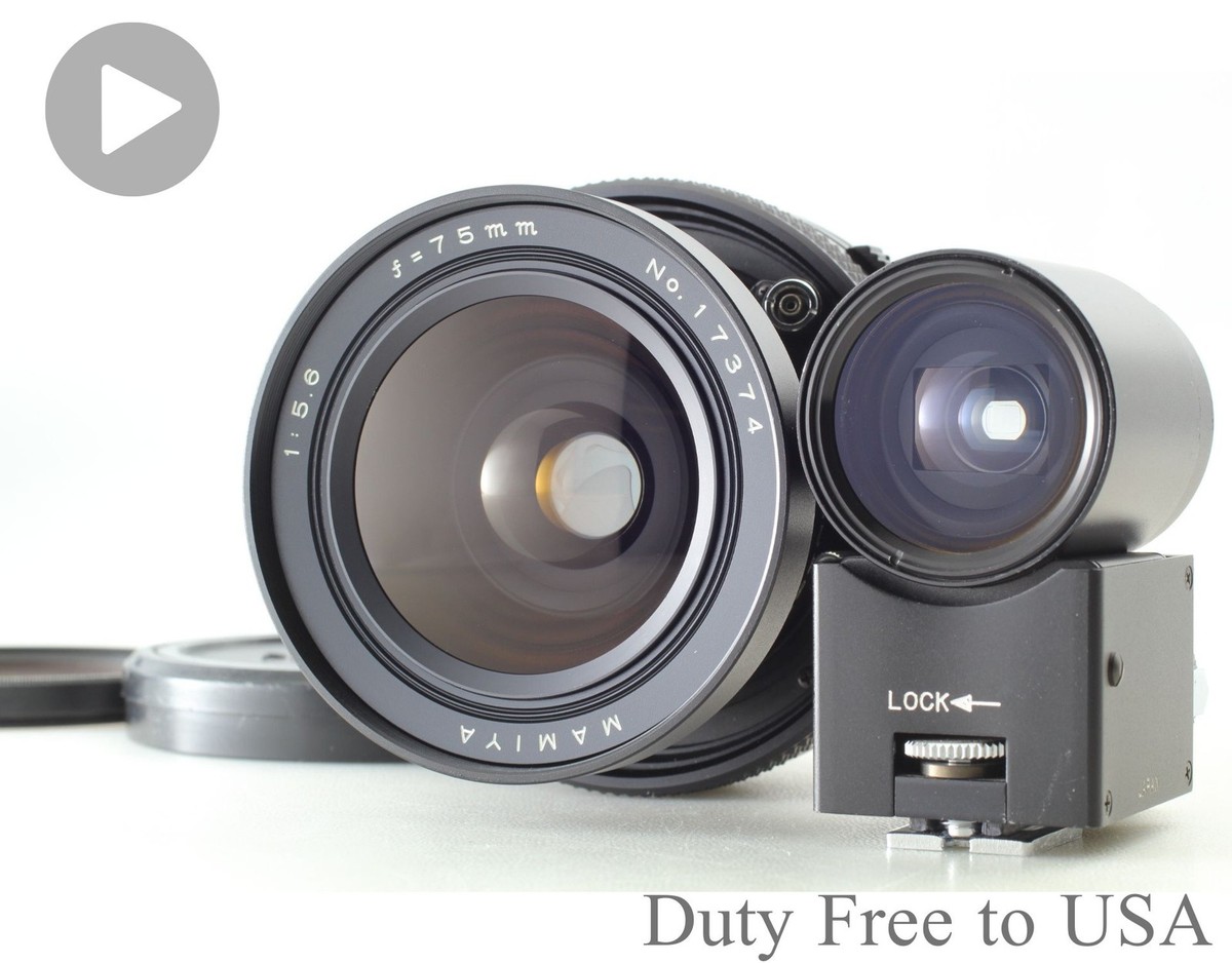 Near MINT w/ Finder ] Mamiya 75mm f/5.6 Lens For Polaroid 600 SE