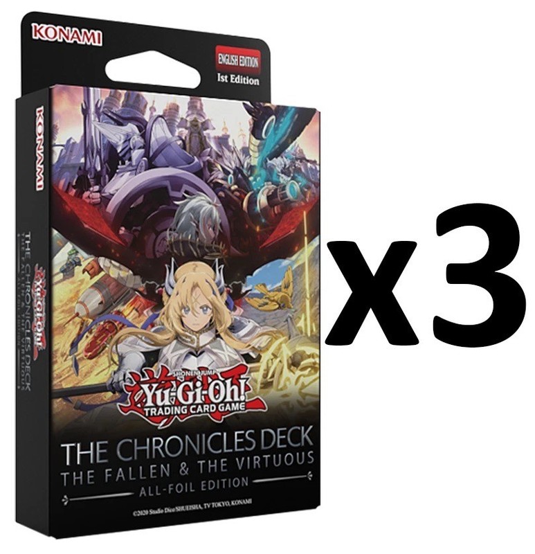 Yugioh The Chronicles Deck: The Fallen & The Virtuous All-Foil 3