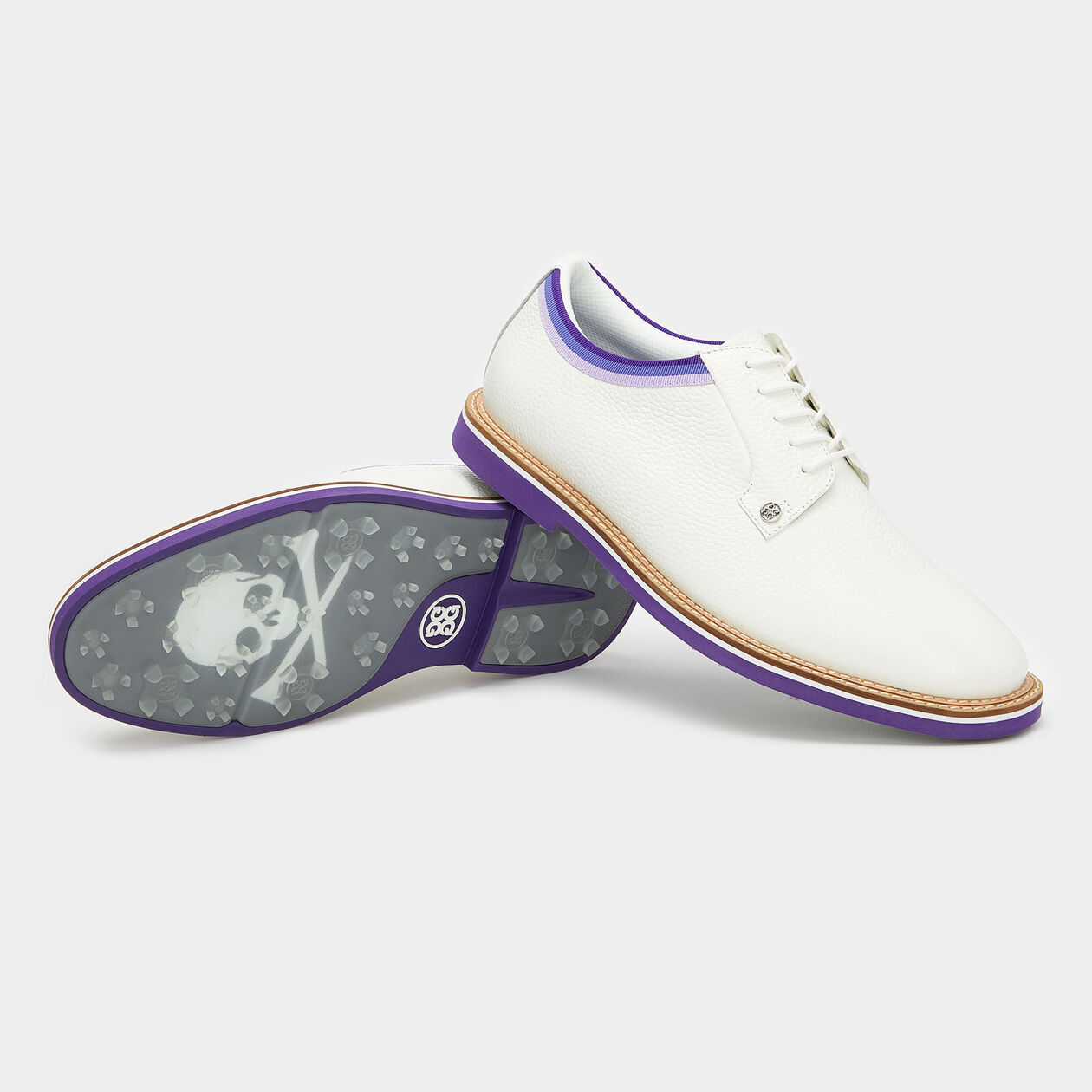 New Mens G/FORE GALLIVANTER PEBBLE GOLF SHOE GMF000006-SNO WHITE