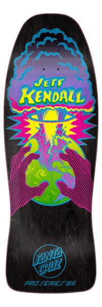 Santa Cruz Jeff Kendall END OF THE WORLD Skateboard Deck BLACK