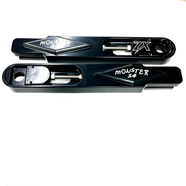MONSTER BLACK ZX SWINGARM EXTENSIONS 9-14